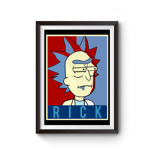 Rick And Morty President Parody Poster
