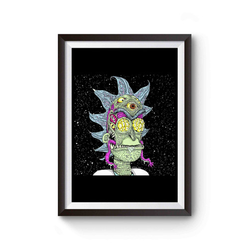 Rick And Morty Schwifty Zombie Monster Poster