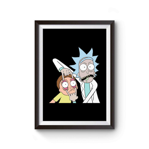 Rick And Morty Science Characters Cartoon Cinema Anime Funny Poster
