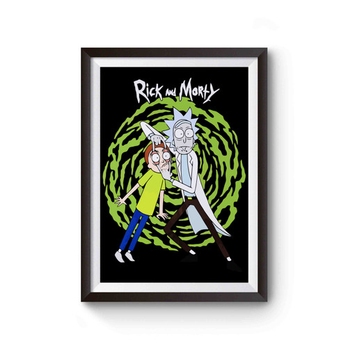 Rick And Morty Spiral Poster