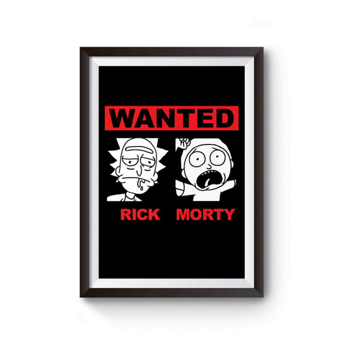 Rick And Morty Wanted Poster