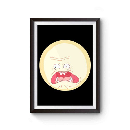 Rick Screaming Crazy Sun Poster