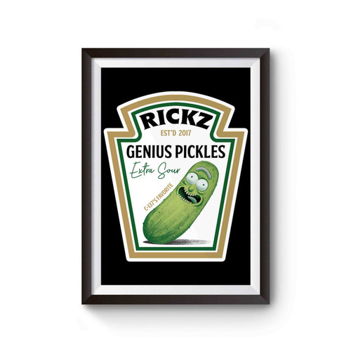 Rickz Genius Pickles Poster