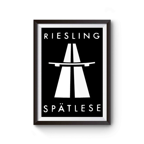 Riesling Kraftwerk Autobahn Wine Poster