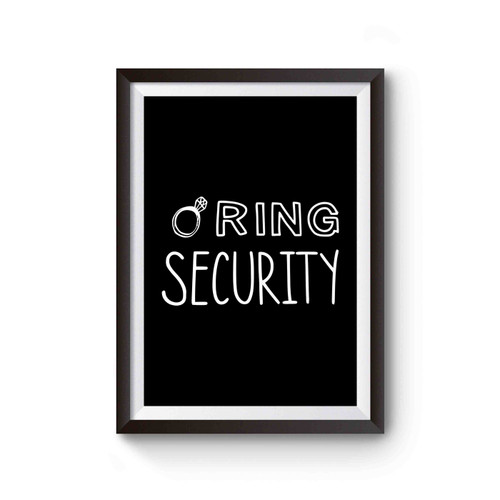 Ring Security Ring Bearer Poster