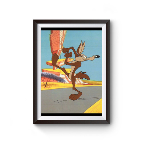 Road Runner And While E Coyote Poster