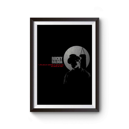 Rocky Balboa Sylvester Stallone Boxing Sport Poster