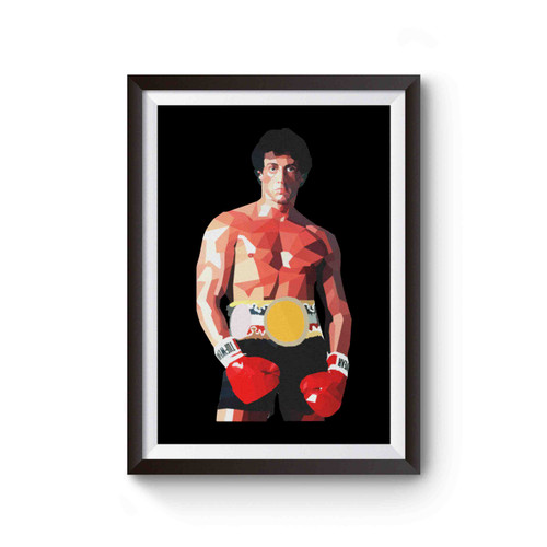 Rocky Movie Rocky Balboa World Champion Mosaic Poster