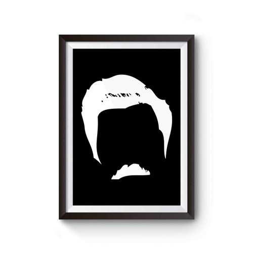 Ron Swanson Hair And Mustache Poster