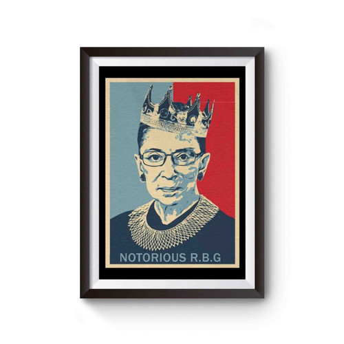 Ruth Bader Ginsburg Liberal Funny Progressive Feminism Protest Women Power Poster