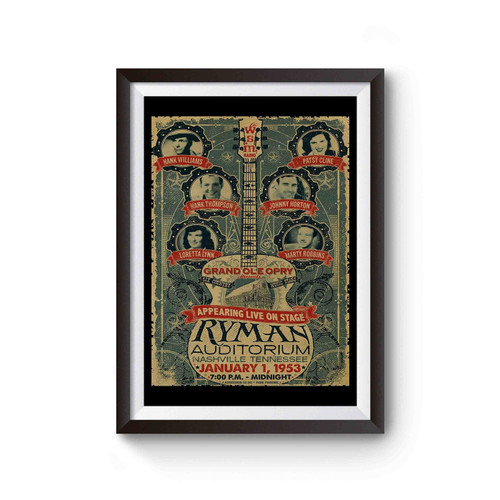 Ryman Auditorium Collage Poster