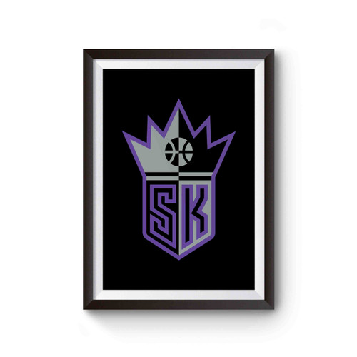 Sacramento Kings Alternate Logo Poster