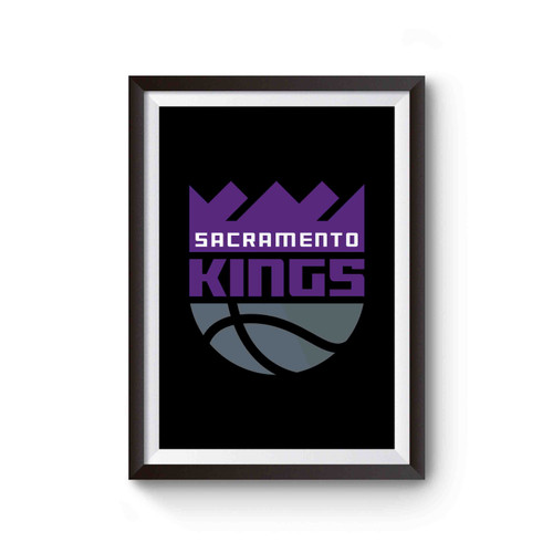 Sacramento Kings Basketball Logo Poster
