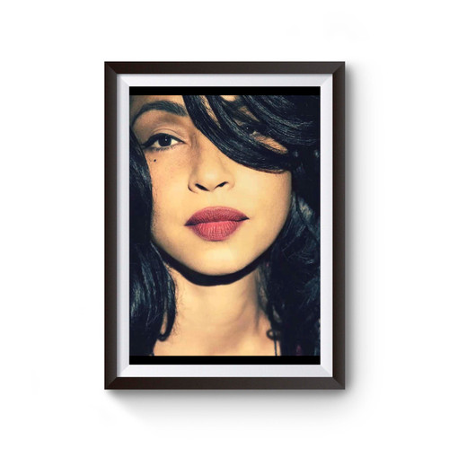 Sade Face Beautiful Singer Music Poster