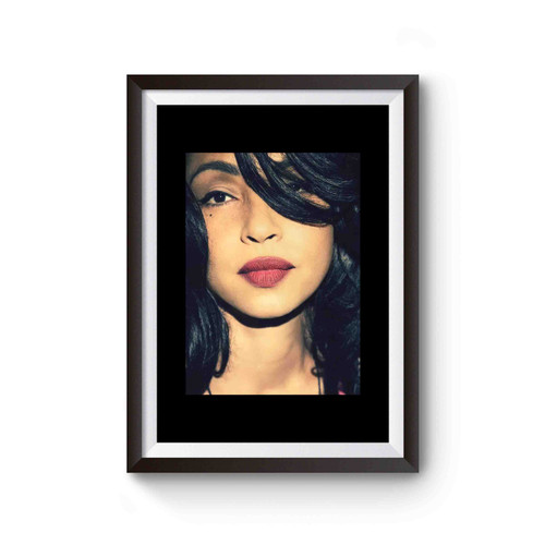 Sade Face Beautiful Singer Music Inspired Poster