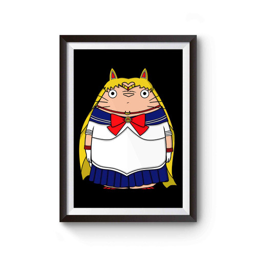 Sailor Moon Totoro My Neighbor Poster
