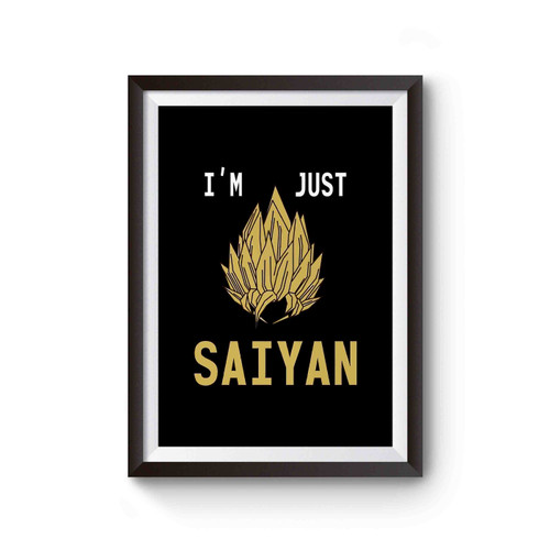 Saiyan Dragon Ball Z Poster