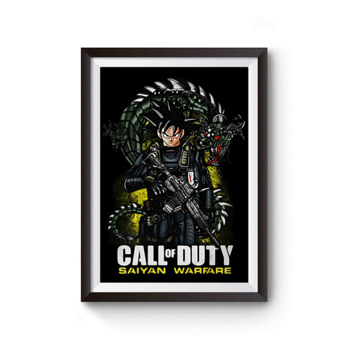 Saiyan Warfare Dragon Ball Z Poster