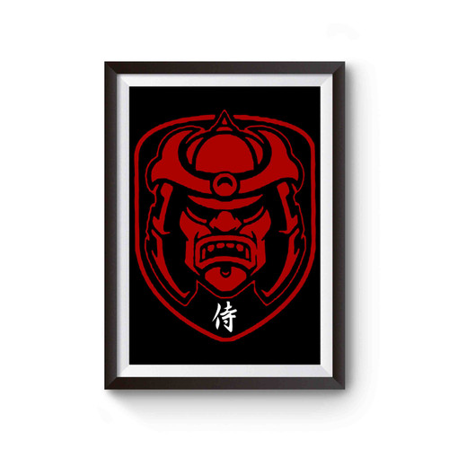 Samourai Mask Warrior Loozha Cartel Inc Poster