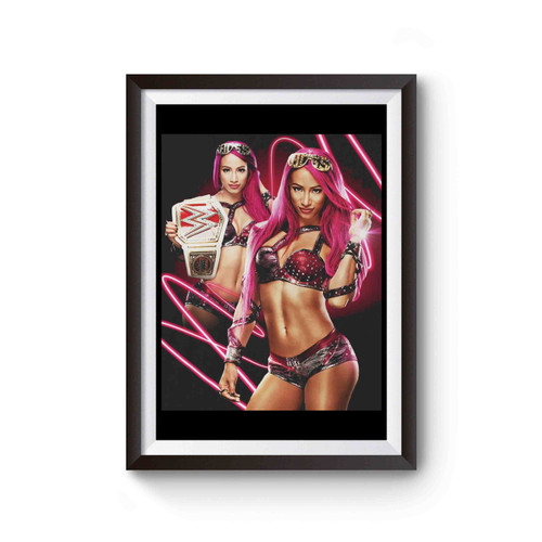 Sasha Banks Womans Diva Wrestler Poster