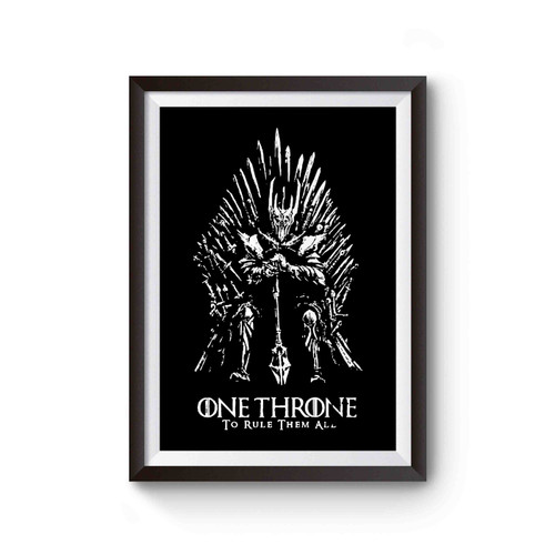 Sauron X Game Of Thrones Combo Poster