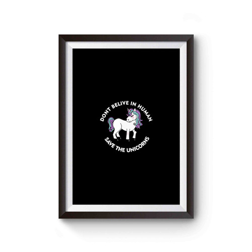 Save Unicorns Poster