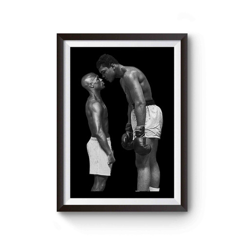 Scared Little Man Boxing Muhammad Ali Floyd Mayweather Jr Poster
