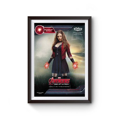 Scarlet Witch Marvel Avengers Poster