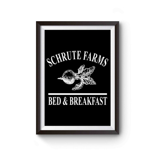 Schrute Farms Bed And Breakfast Cover Inspired Poster