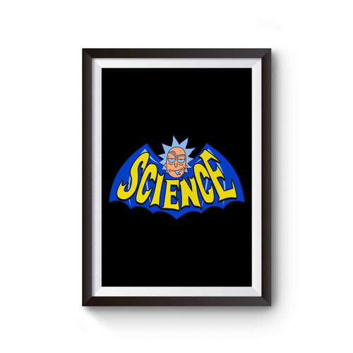 Science Man Rick And Morty Parody Poster