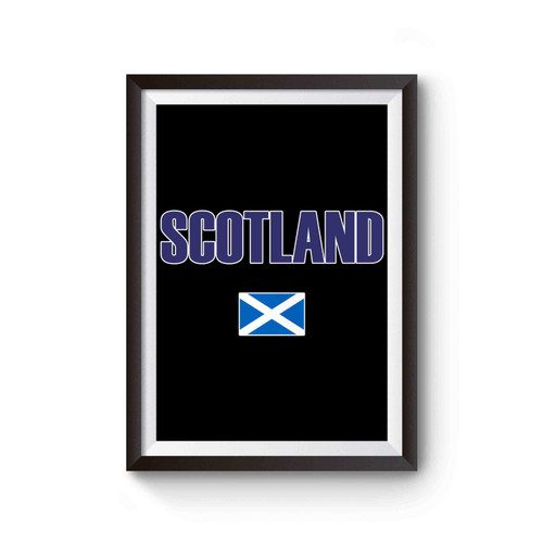Scotland Bold Scottish Flag Scots Pride Poster