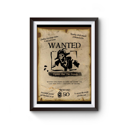 Sea Of Thieves Wanted Pirate Poster
