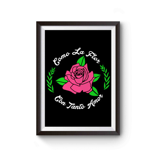 Selena Quintanilla Como La Flor Con Tanto Amor Poster