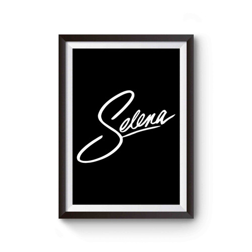 Selena Quintanilla Logo Art Poster