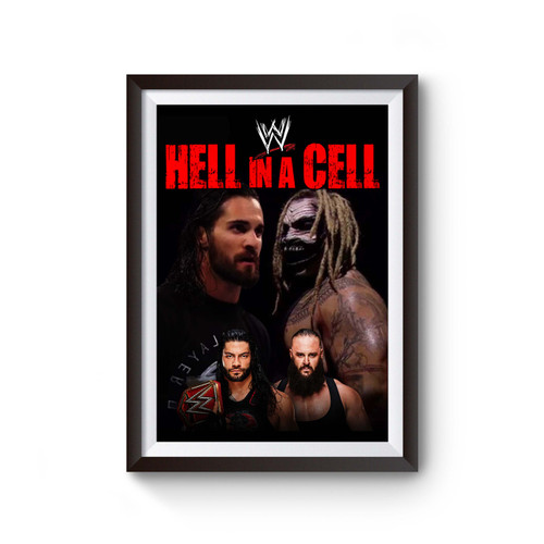 Seth Rollins Vs Bray Wyatt Final Card For Tonight's Wwe Hell In A Cell Poster