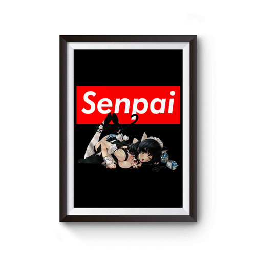 Sexy Anime Girl Supreme Senpai Manga Poster