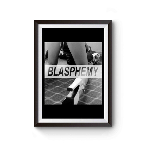 Sexy Girl Nun Nonne Religieuse Blasphemy Satan Satanic Poster
