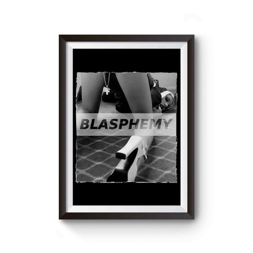 Sexy Girl Nun Nonne Religieuse Blasphemy Satan Satanic Inspired Poster