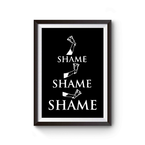 Shame Cersei Game Of Thrones Lannister Poster