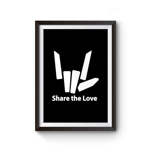 Share The Love Logo Poster