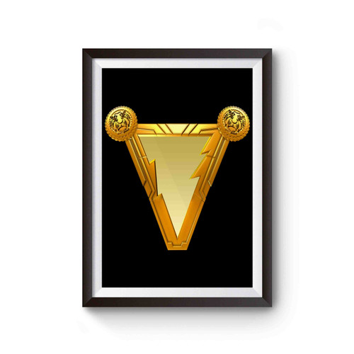 Shazam's Chest Logo 2 Poster