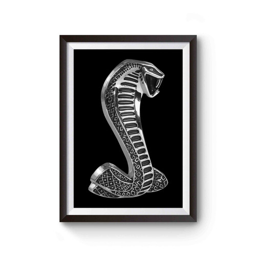 Shelby Cobra Ford Mustang Logo 3 Poster