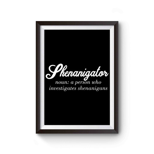 Shenanigator Irish St. Patrick's Day Poster