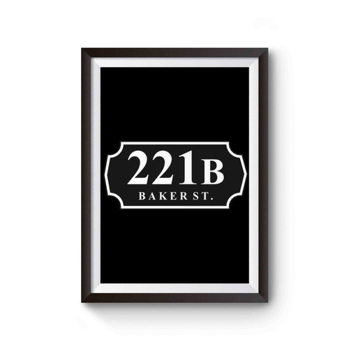 Sherlock Holmes 221b Baker St Poster