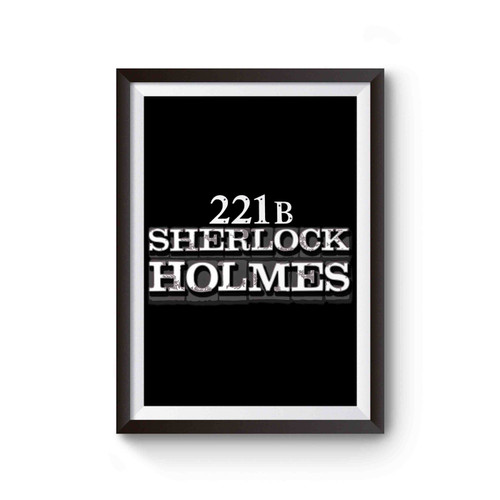 Sherlock Holmes 221b Poster
