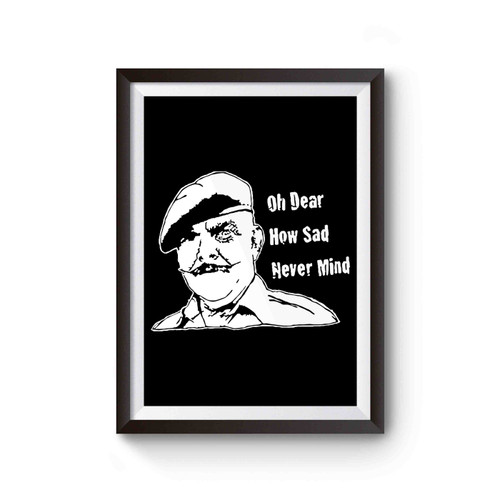 Shut Up Sergeant Major Parody Funny Poster