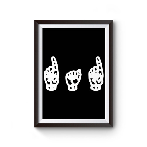 Sign Language Dad Poster