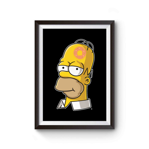 Simpsons Donut Brain Poster