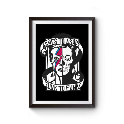 Skull A Day Rip David Bowie Poster