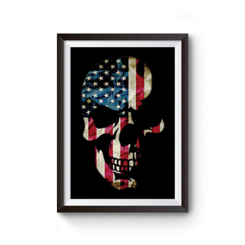 Skull Americana Poster